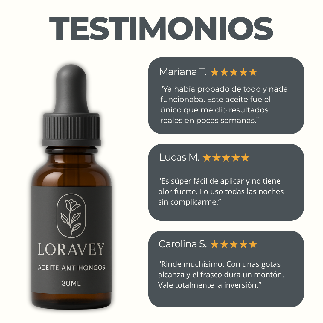 LORAVEY | ACEITE ANTIFUNGICO