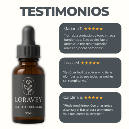 LORAVEY | ACEITE ANTIFUNGICO